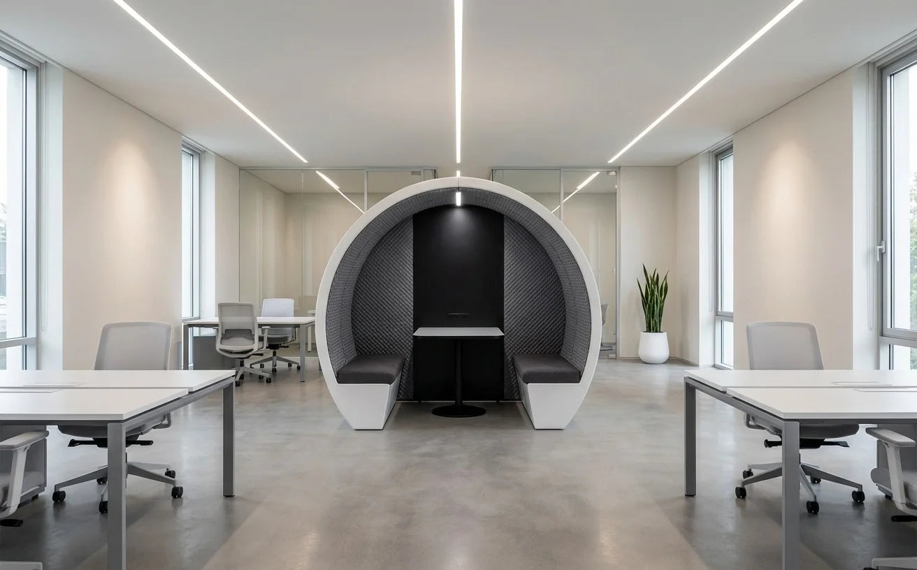 Meeting Pod - Part Enclosed - 2 persons